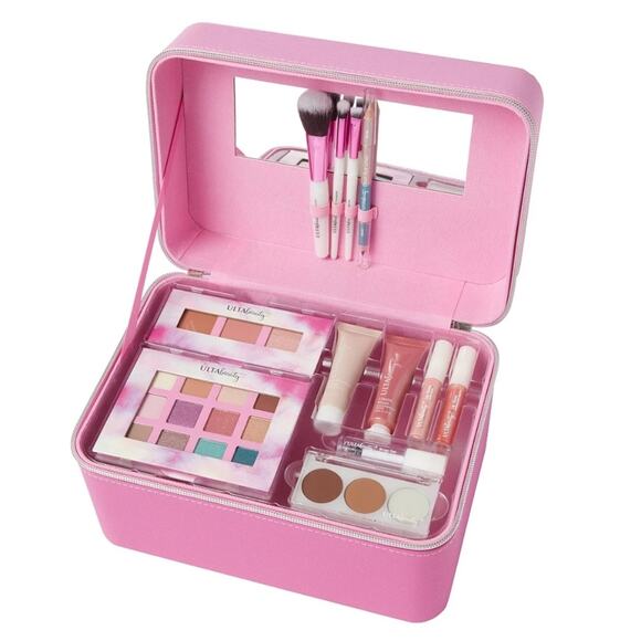 MAKEUP BEAUTY BOX ULTA 27-PIECE "BE BEAUTIFUL" EDITION IN PINK COSMETICS - Picture 1 of 3